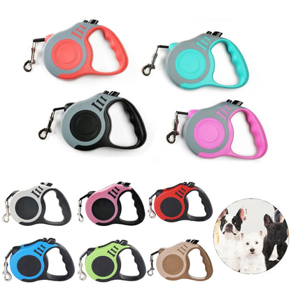 Durable 3m/5m Retractable Nylon Dog Leash for All Sizes - PetNatureLove