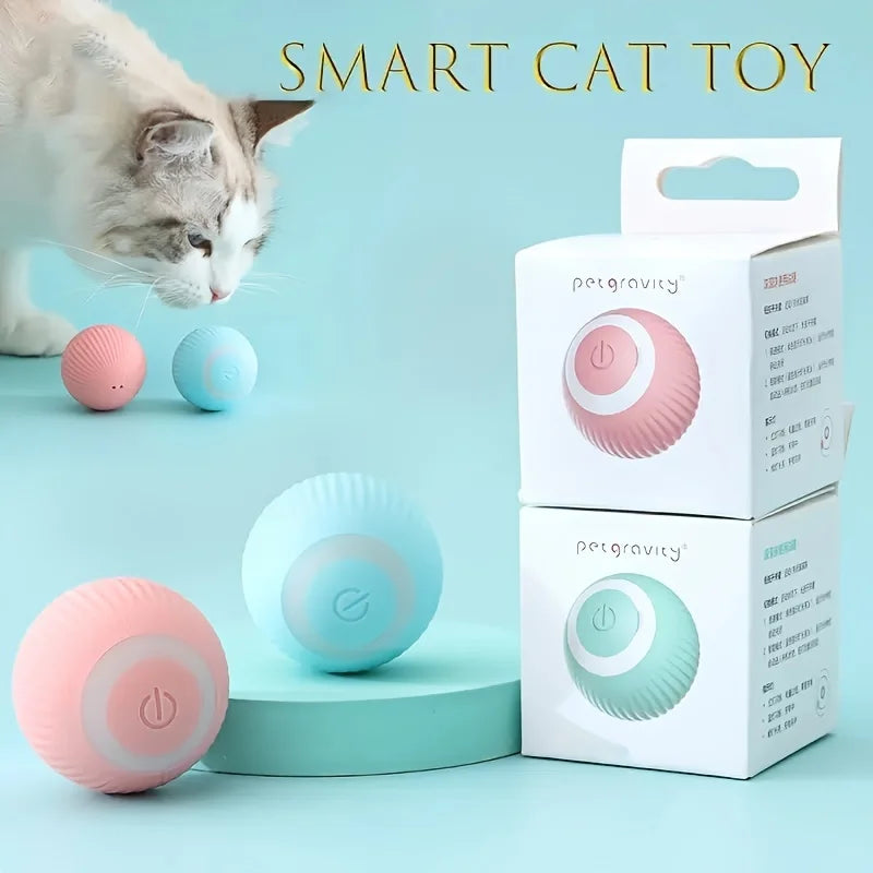 Electric Automatic Bounce Ball Toy for Cats and Small Dogs - PetNatureLove