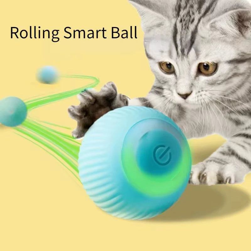 Interactive Smart Ball Toy for Cats and Dogs - PetNatureLove