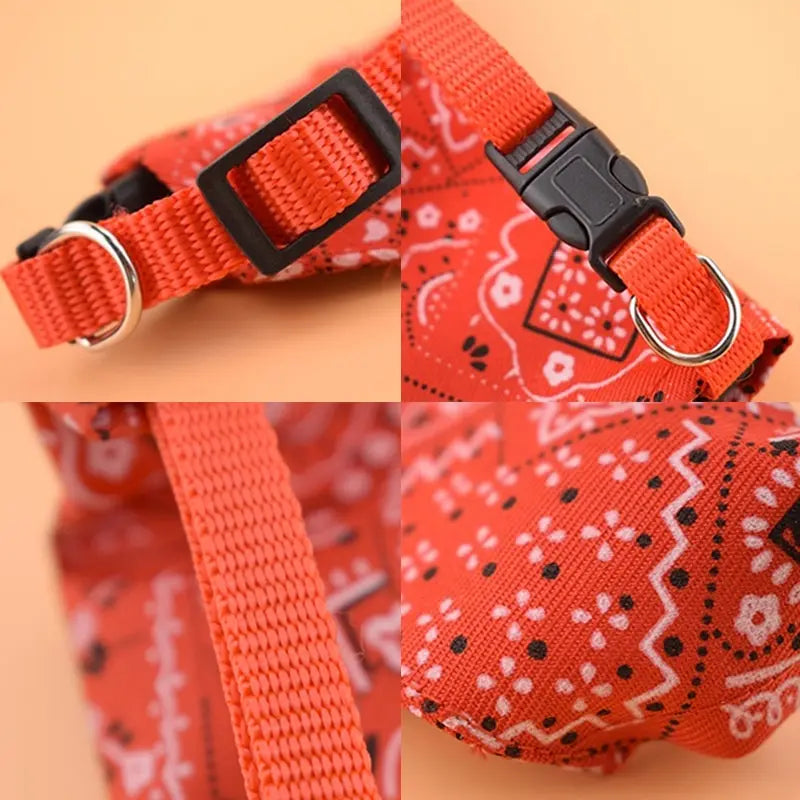 Adjustable Pet Bib - Triangle Neckerchief for Dogs & Cats - PetNatureLove